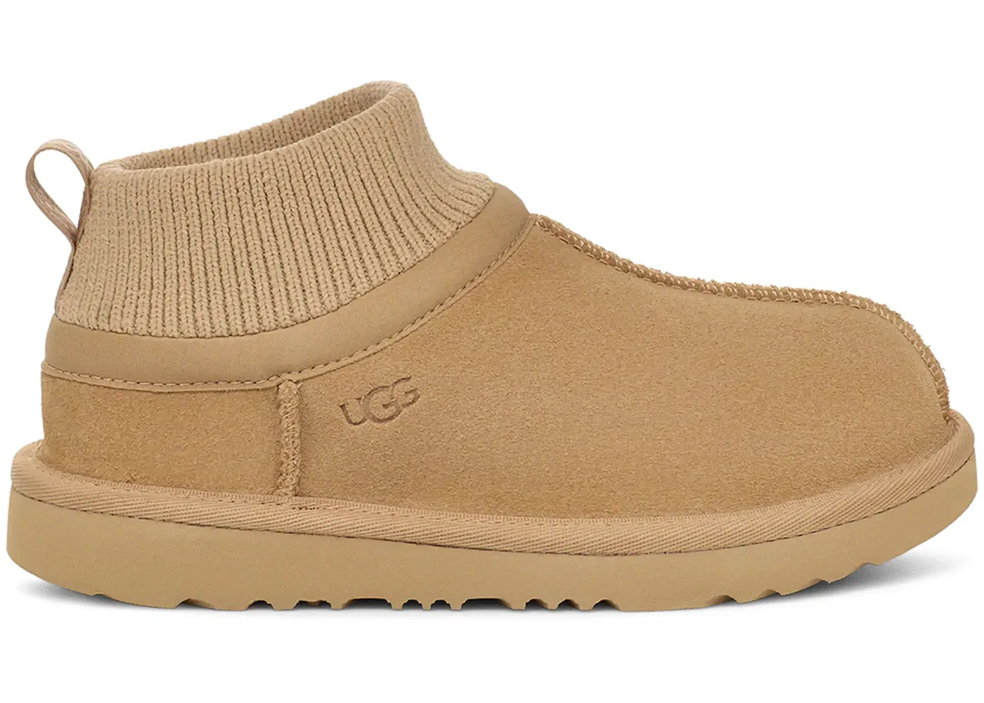 Детские тапочки-слипперы с манжетой UGG Classic Ultra Stretch Cuff Slipper, Mustard Seed
