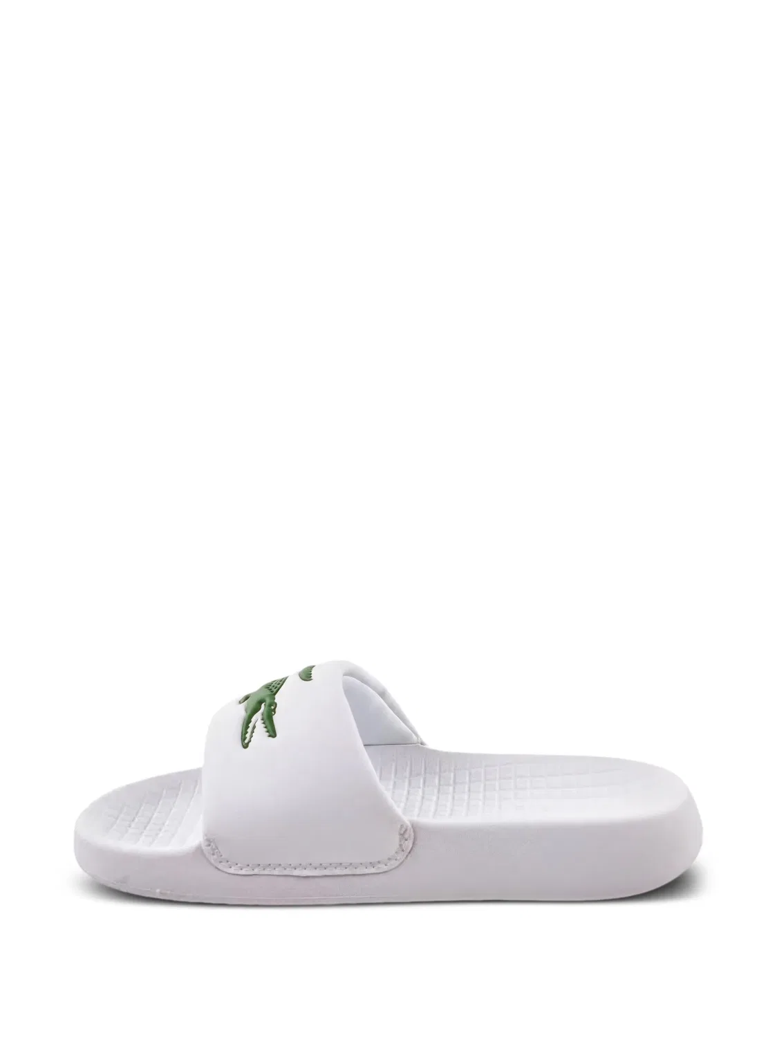 Шлепанцы с логотипом Lacoste, белый