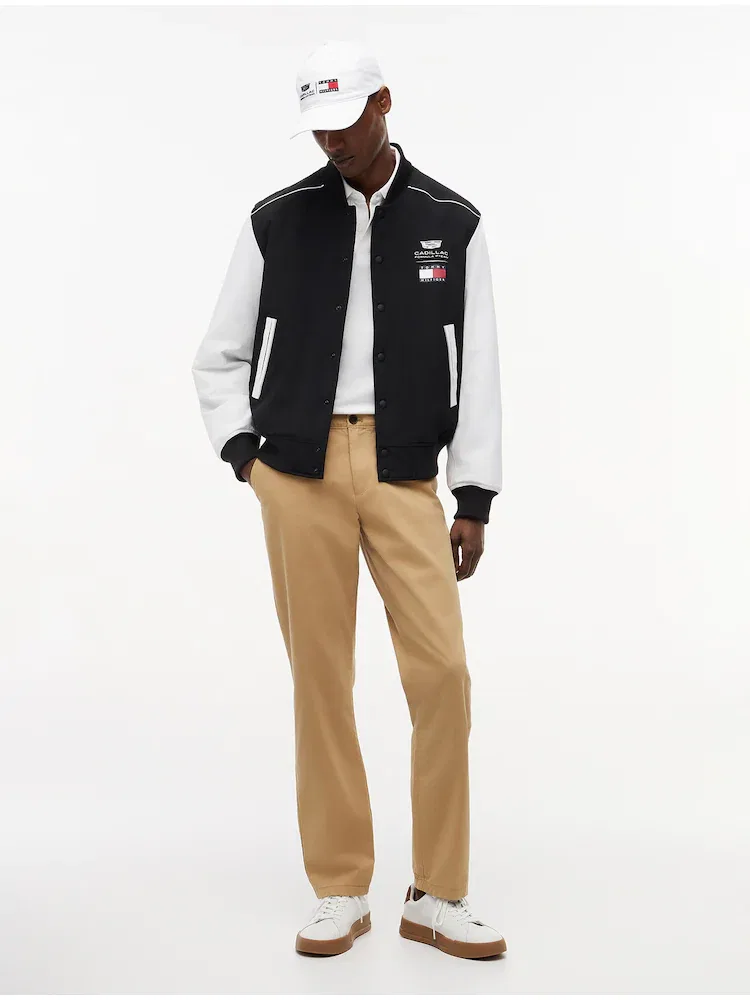 Куртка TOMMY HILFIGER Script Varsity, Black — фото 2