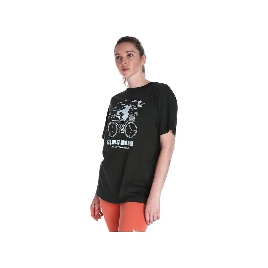 Футболка Nike W Nsw Tee Bf Earth Day, Зеленый — фото 4