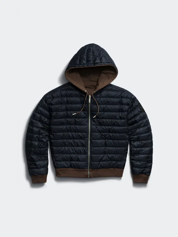 Куртка утепленная, двусторонняя, модель Fuse Reversible Hoody CANADA GOOSE, Brown