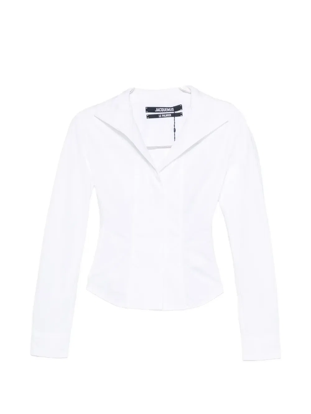 Рубашка The Tulip с вырезами на спине JACQUEMUS, белый
