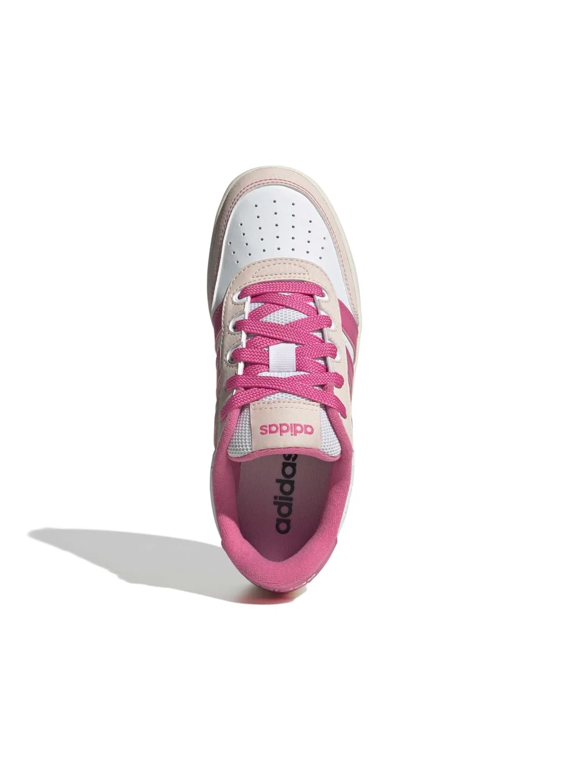 Кроссовки Adidas Sportswear Breakbase в розовом, пастельно-розовом и белом цветах — фото 3