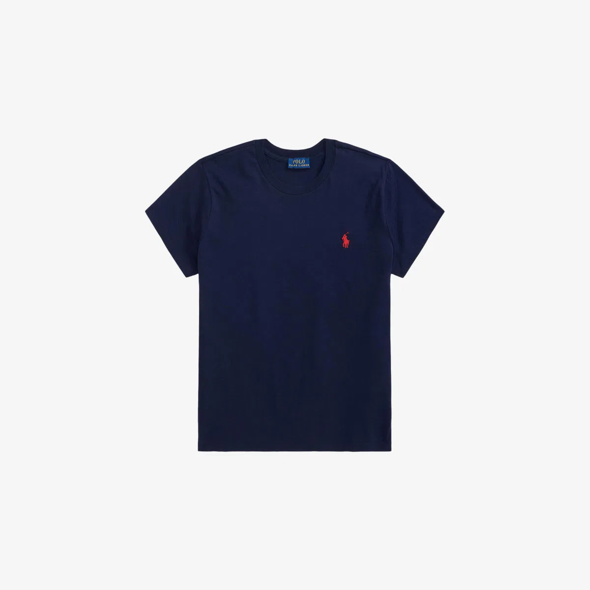 Хлопковая футболка с короткими рукавами и вышитым логотипом Polo Ralph Lauren