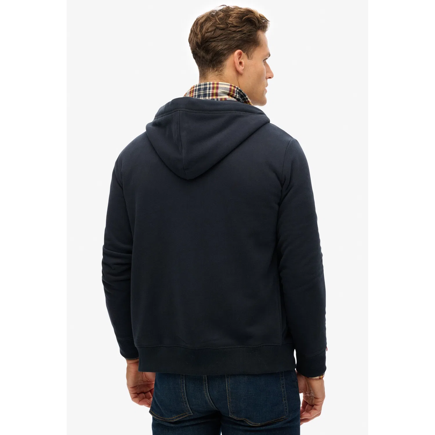 Мужская кофта с логотипом Superdry, Eclipse Navy — фото 3