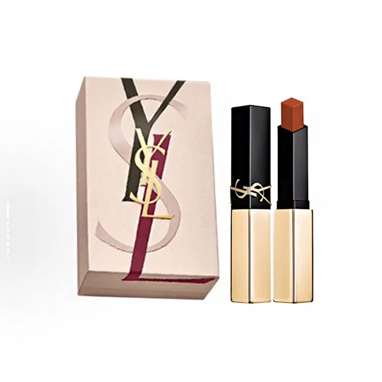 Женский набор губных помад с матовым финишем, модель Gold Bar Lipstick Gift Box Set, Yves Saint Laurent, #314 Cool Tea Nude