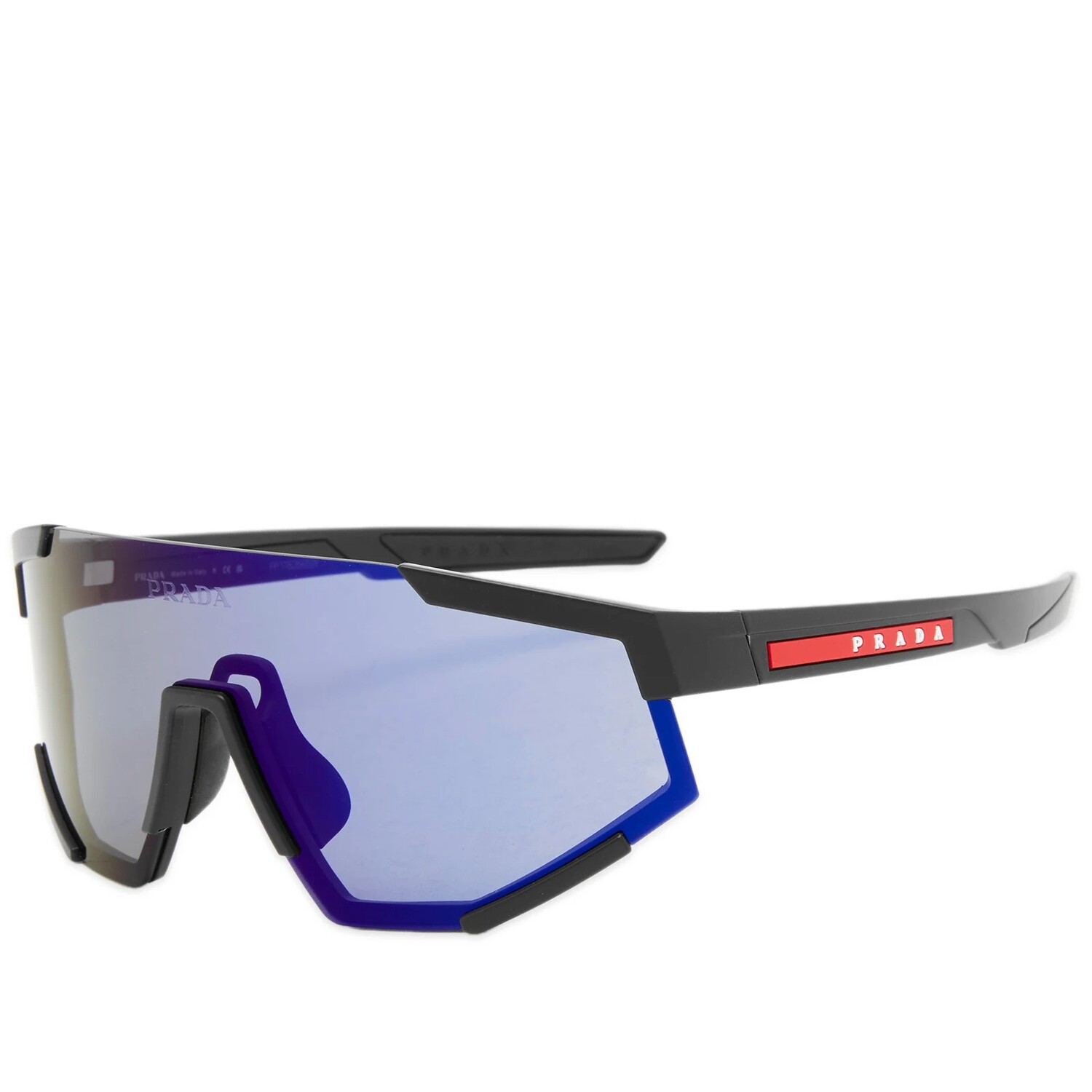 

Солнцезащитные очки Prada Eyewear Linea Rossa, черный/красный/синий