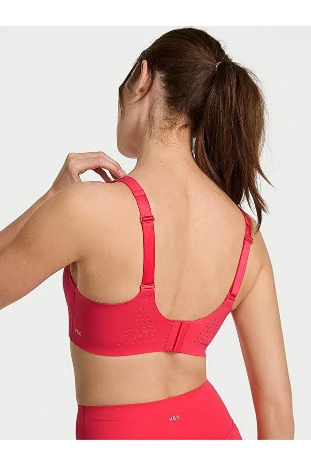 Женский бюстгальтер с бретелью-спагетти Featherweight Maximum Sports Bra Victoria'S Secret, Pink Island — фото 3