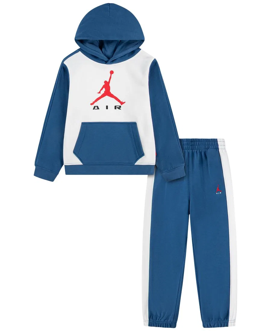 Комплект из худи и брюк с длинным рукавом Jordan, True Blue