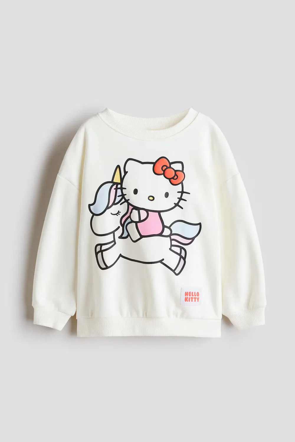 Толстовка с принтом H&M, Weiß/Hello Kitty