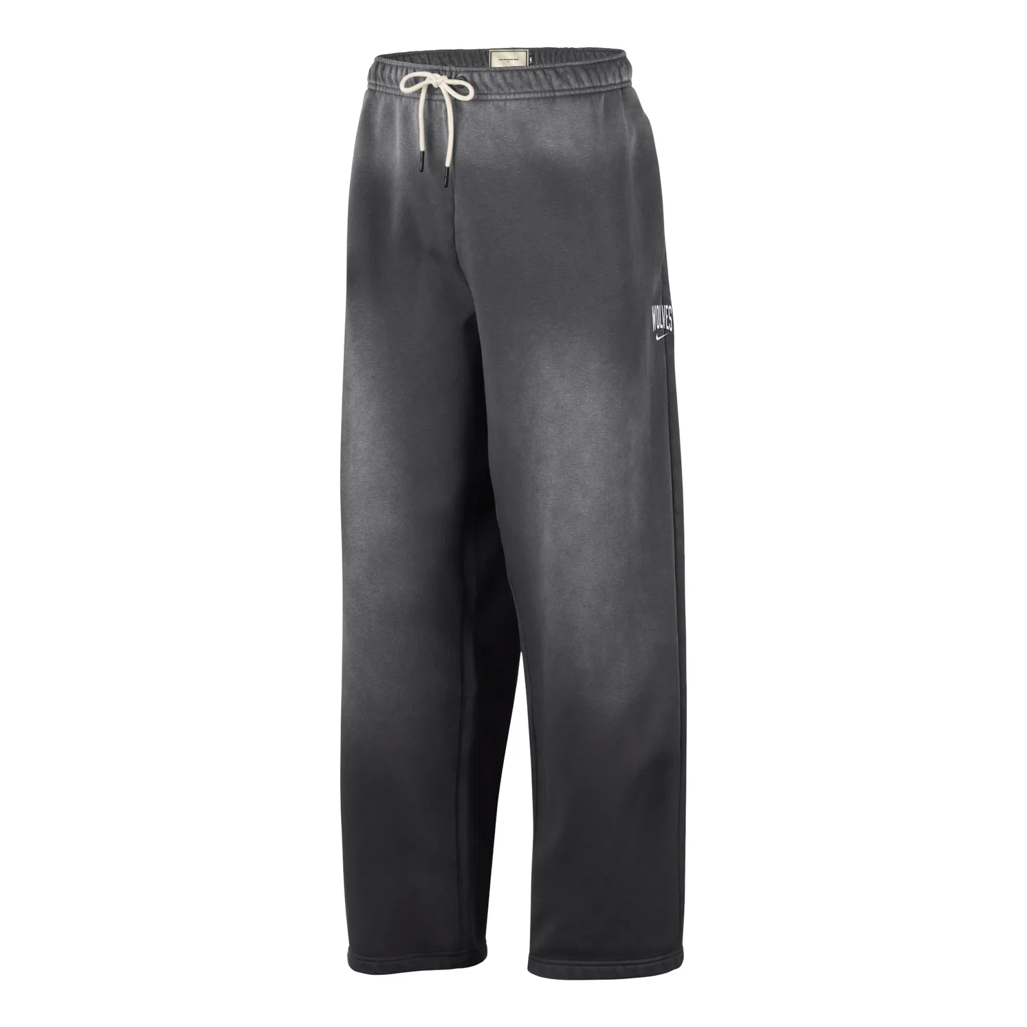Мужские брюки для баскетбола Minnesota Timberwolves Standard Issue Therma-FIT Fleece Pants 'Dark Charcoal White' Nike, Dark Charcoal/White