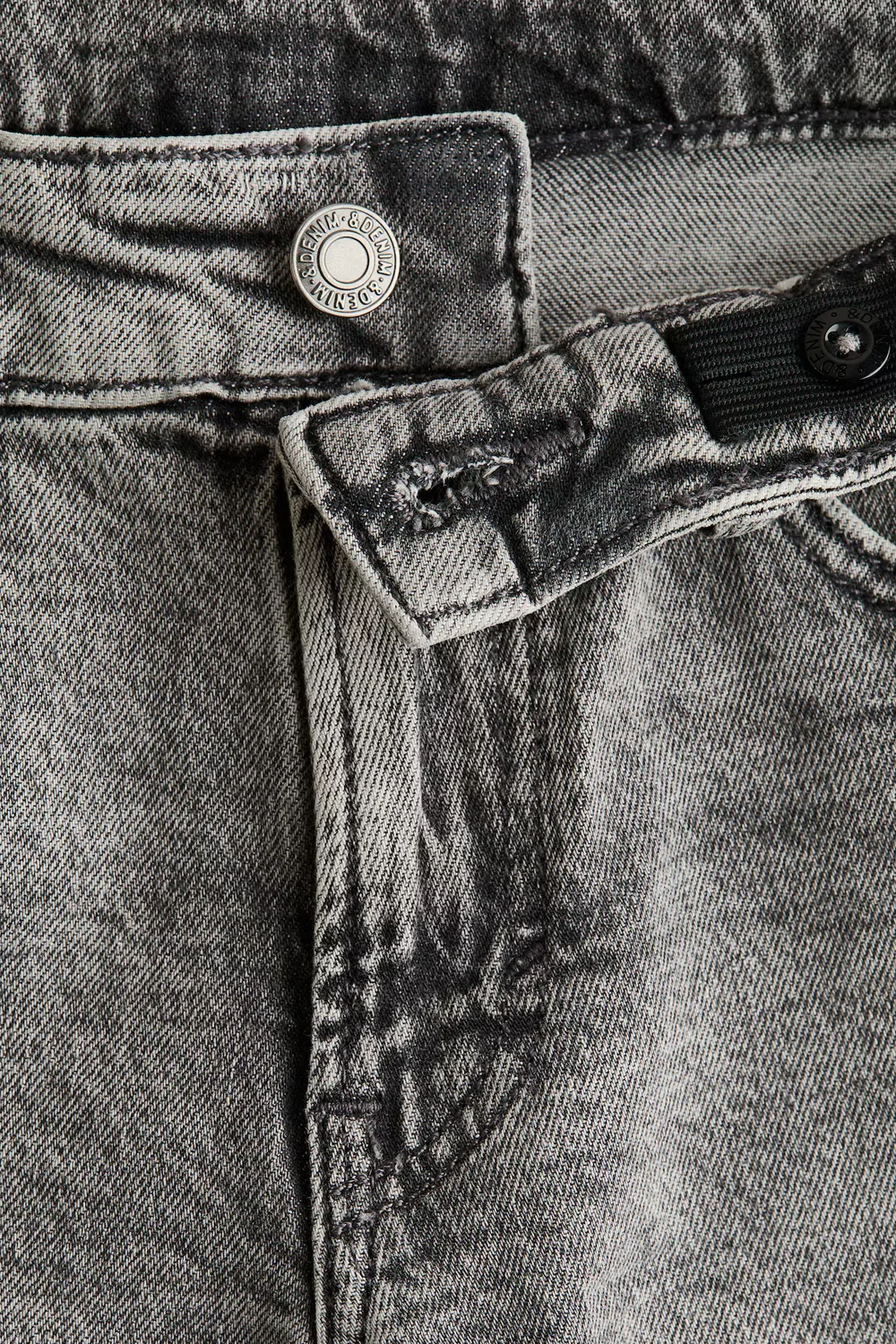 Свободные джинсы зауженного кроя H&M, Denimgrau — фото 2