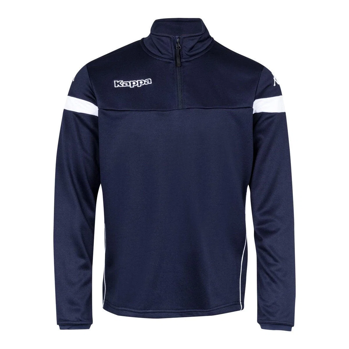 Детский свитшот для мальчиков с высоким воротником Kappa Novare, Navyblau Weiss