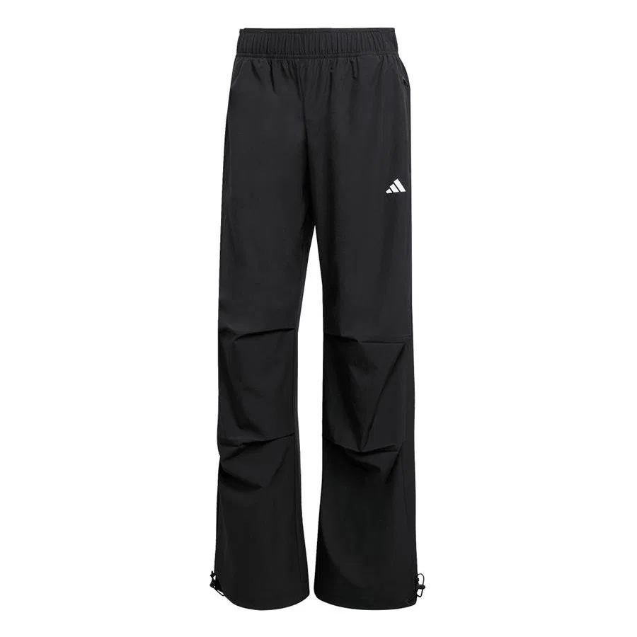 Спортивные брюки с заниженной талией WE WOVEN PAN adidas, Черный