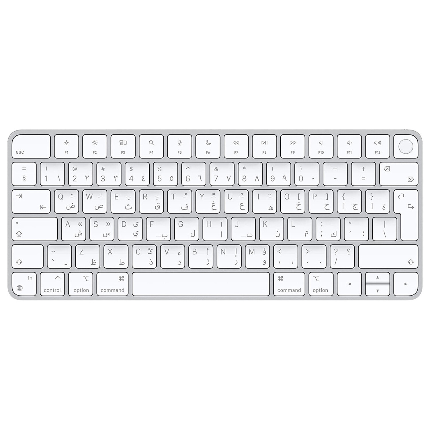 

Клавиатура беспроводная Apple Magic Keyboard 3 с Touch ID, Arabic, белые клавиши
