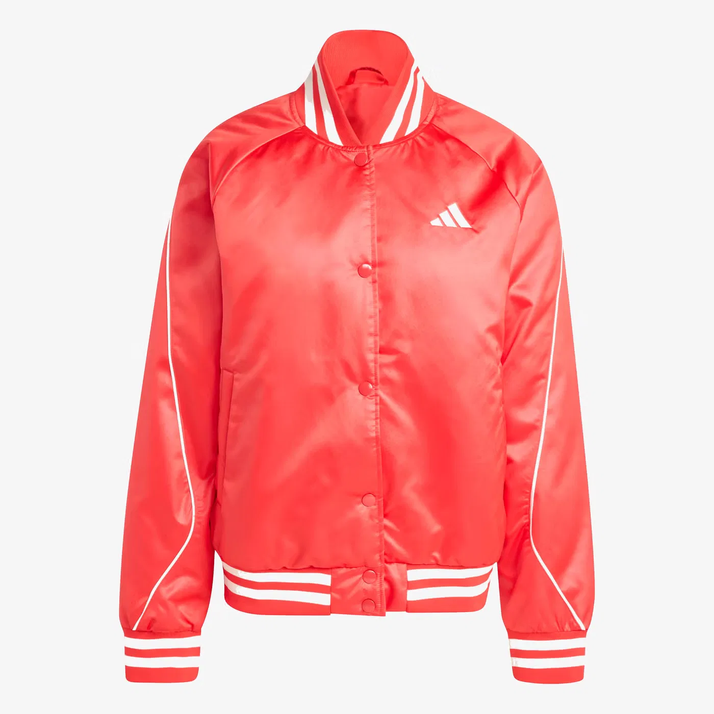 Куртка-бомбер утепленная Stadium Adidas, красный