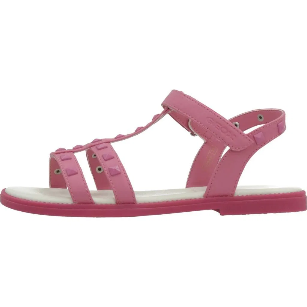 Детские сандалии с синтетическим верхом J Sandal Karly Girl Geox, Rosa — фото 2