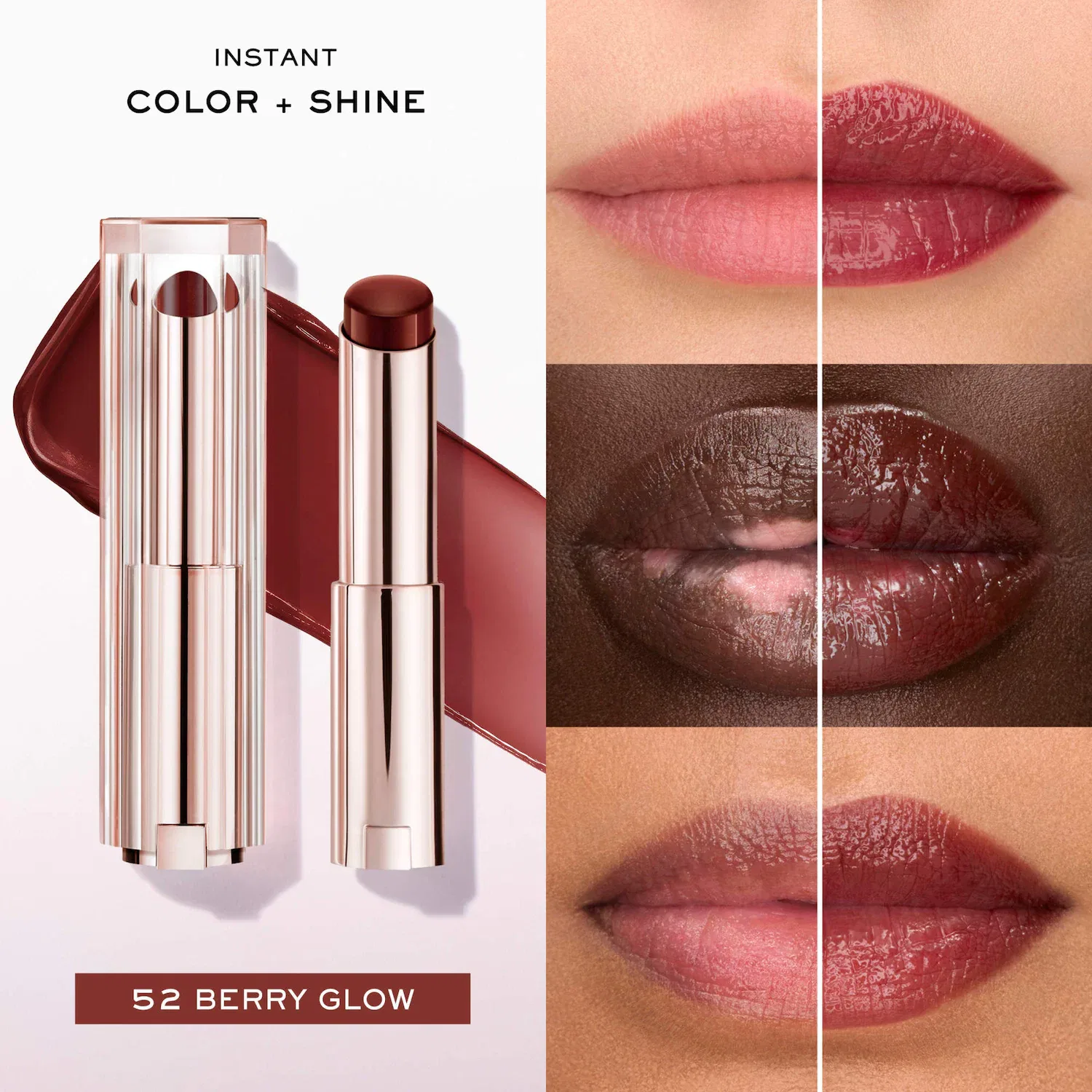 Бальзам для губ 2.8 г с маслом ши Lancôme, Berry Glow — фото 4
