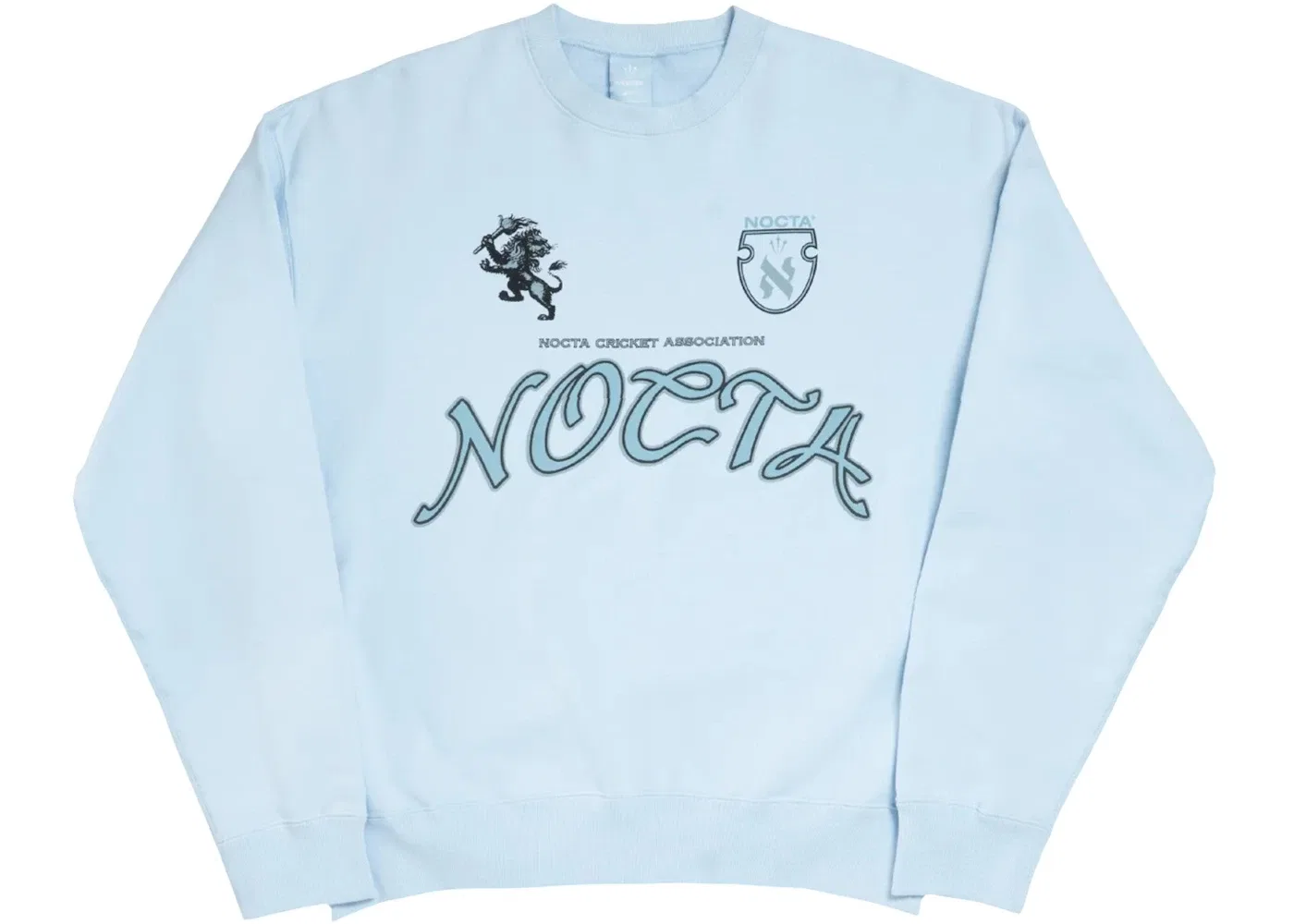 Мужская толстовка с длинным рукавом Nike x NOCTA NCA Fleece Crew, Blue