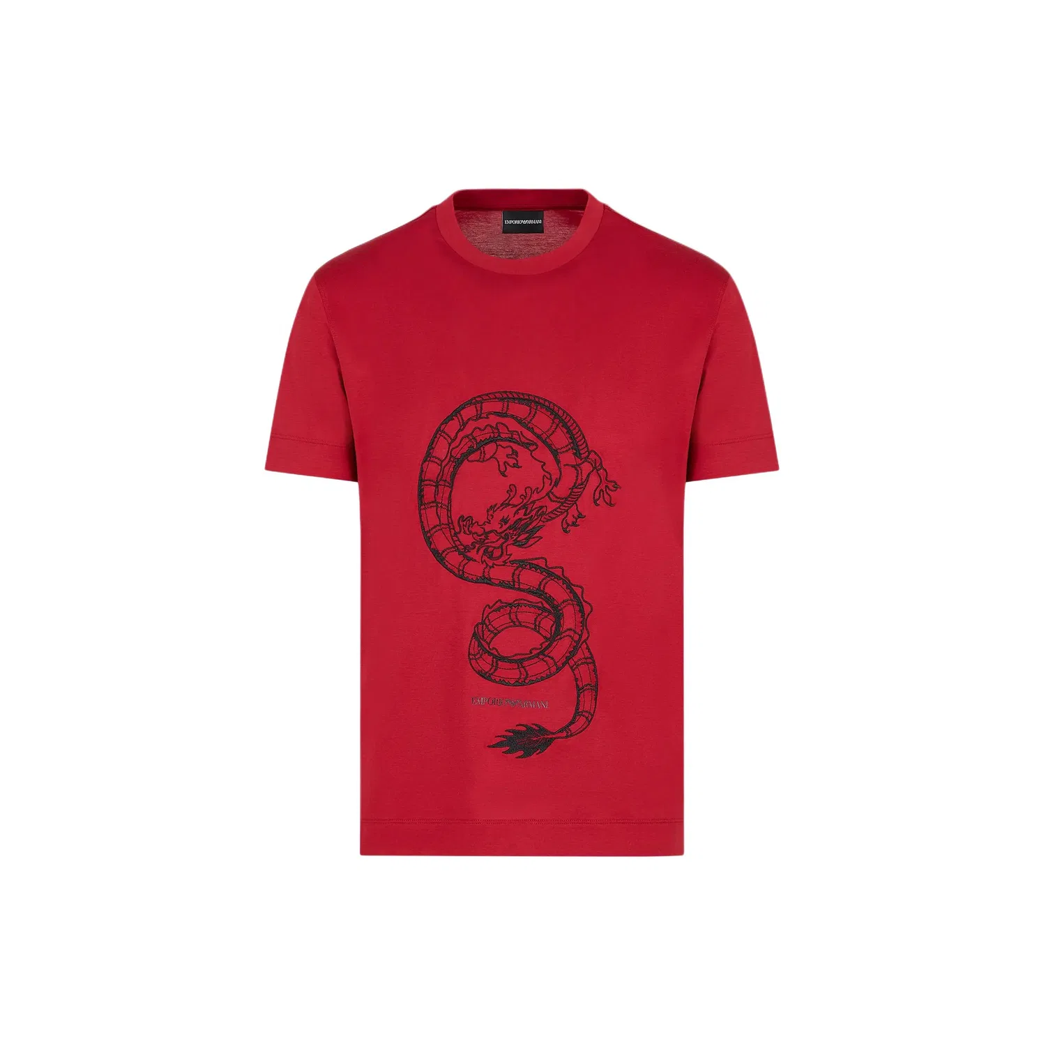 Мужская футболка с принтом EMPORIO ARMANI, Red