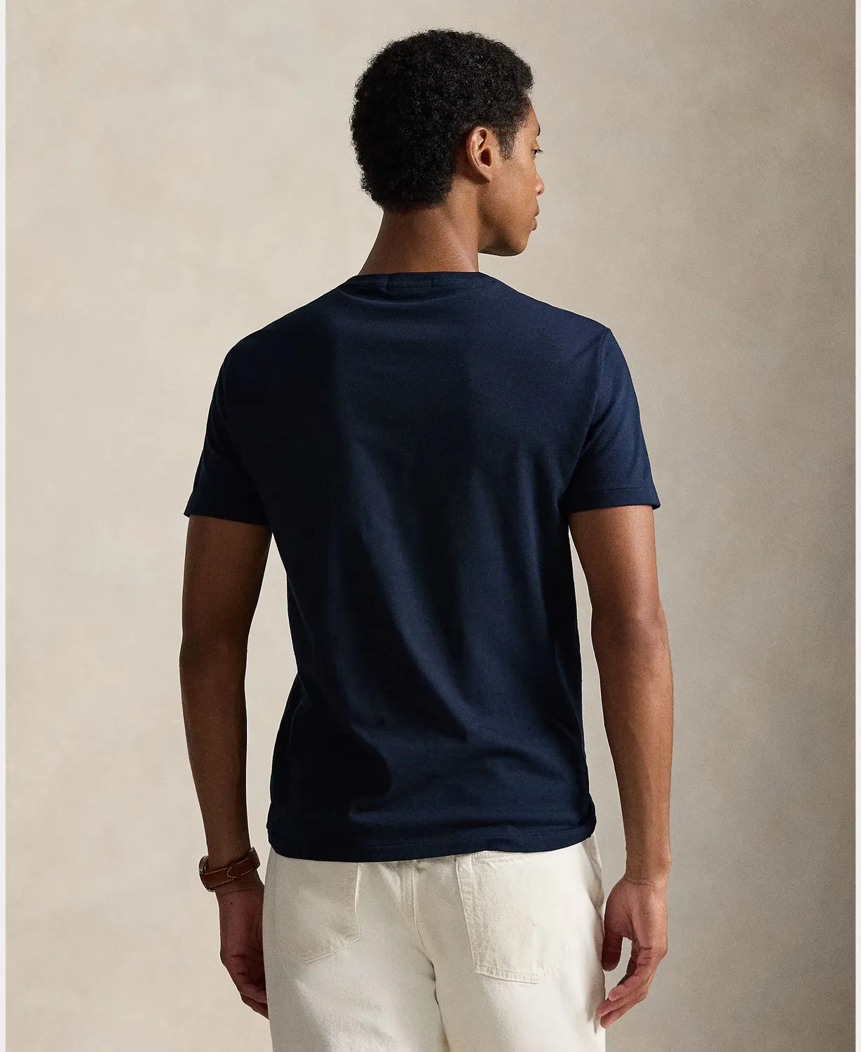 Мужская футболка с принтом Slim Fit Polo Bear Polo Ralph Lauren, Azul Marino — фото 2