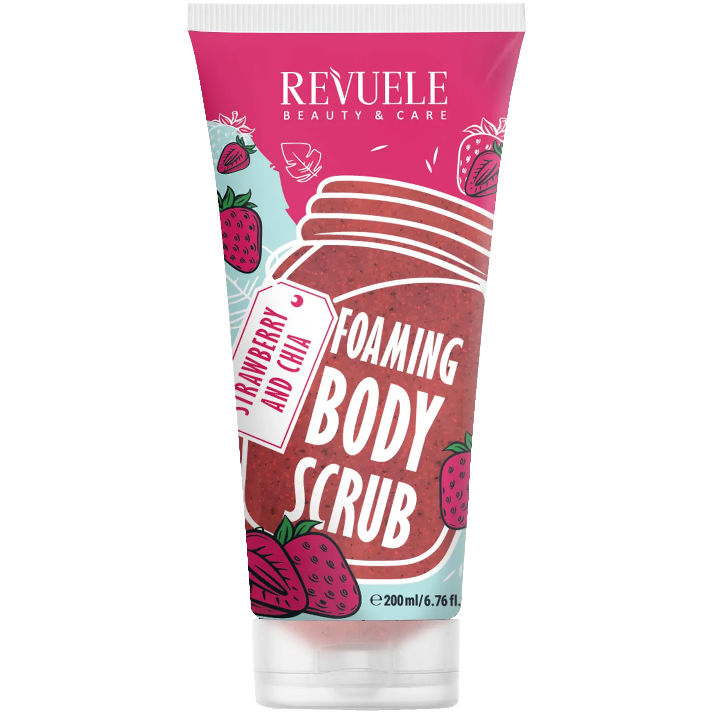 

Revuele Strawberry&Chia Гель-скраб для душа, 200 мл