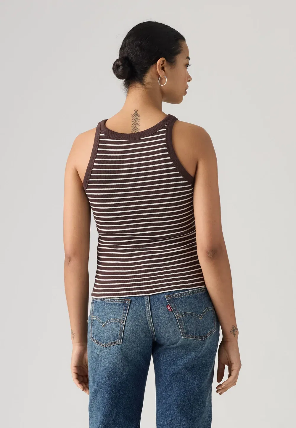 Майка Essential Racer - топ Levi'S, Brown/Offwhite — фото 3