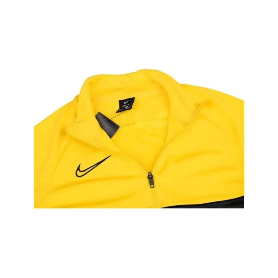 Женский тренировочный лонгслив с капюшоном Dri-Fit Academy 21 Track Jacket Nike, Желтый — фото 2