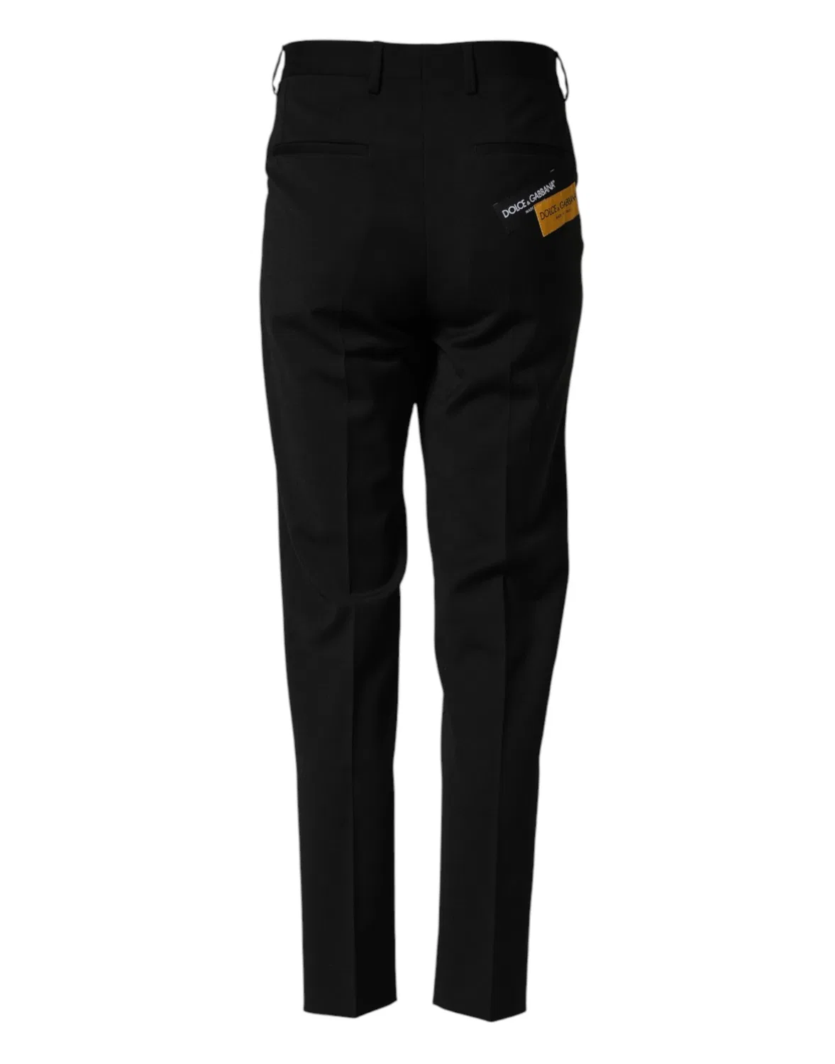 Мужские брюки классические с логотипом Dress Pants Dolce & Gabbana, Black — фото 3