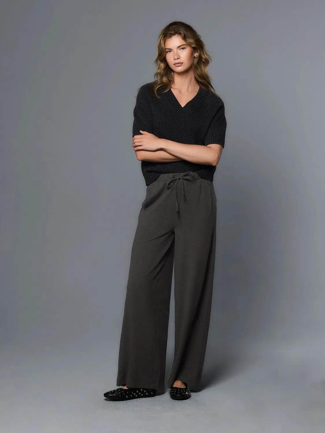 Джоггеры широкие Charcoal Grey Next — фото 4