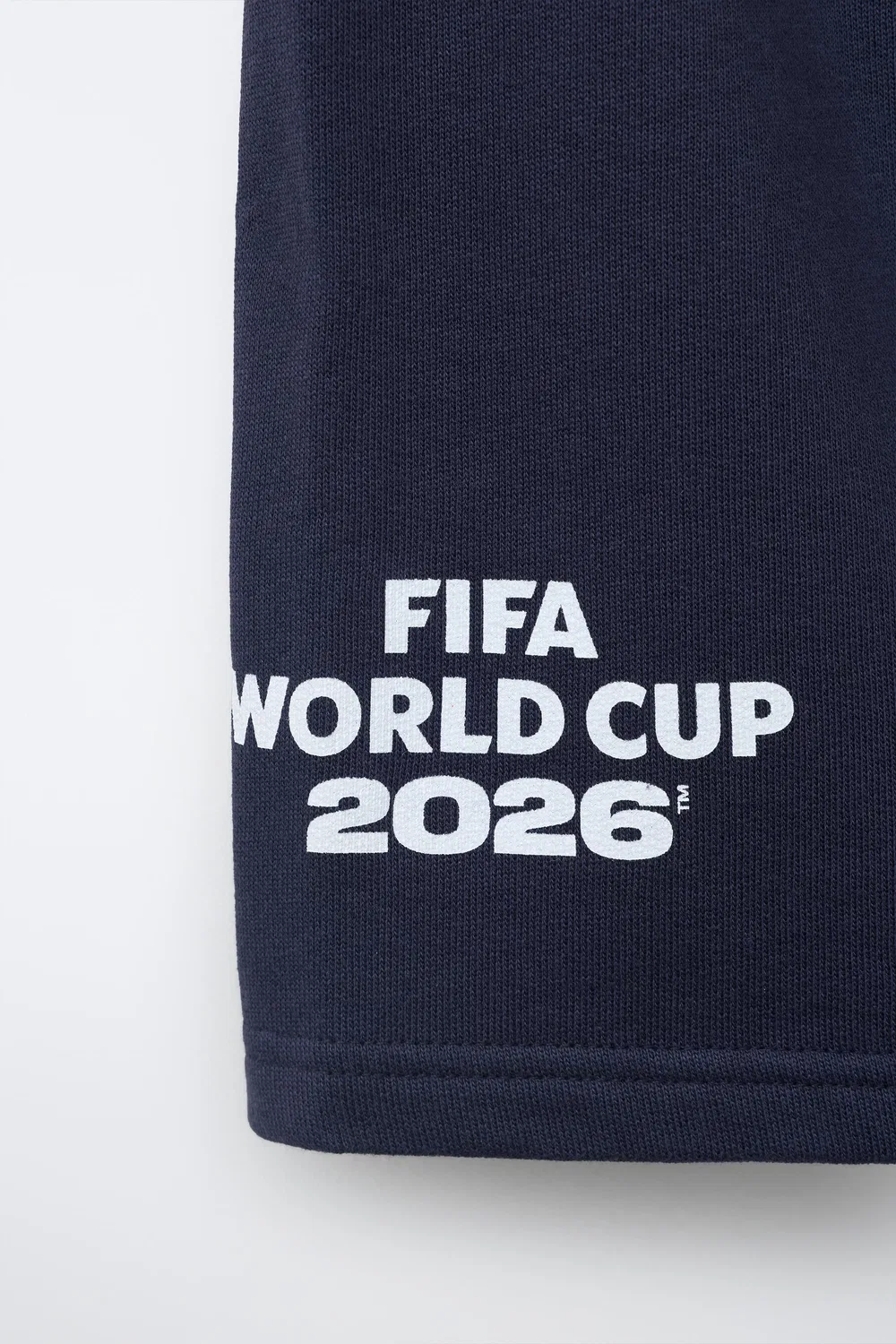 Шорты-бермуды с принтом Чемпионата мира по футболу FIFA 2026, Бразилия ZARA, Navy — фото 4