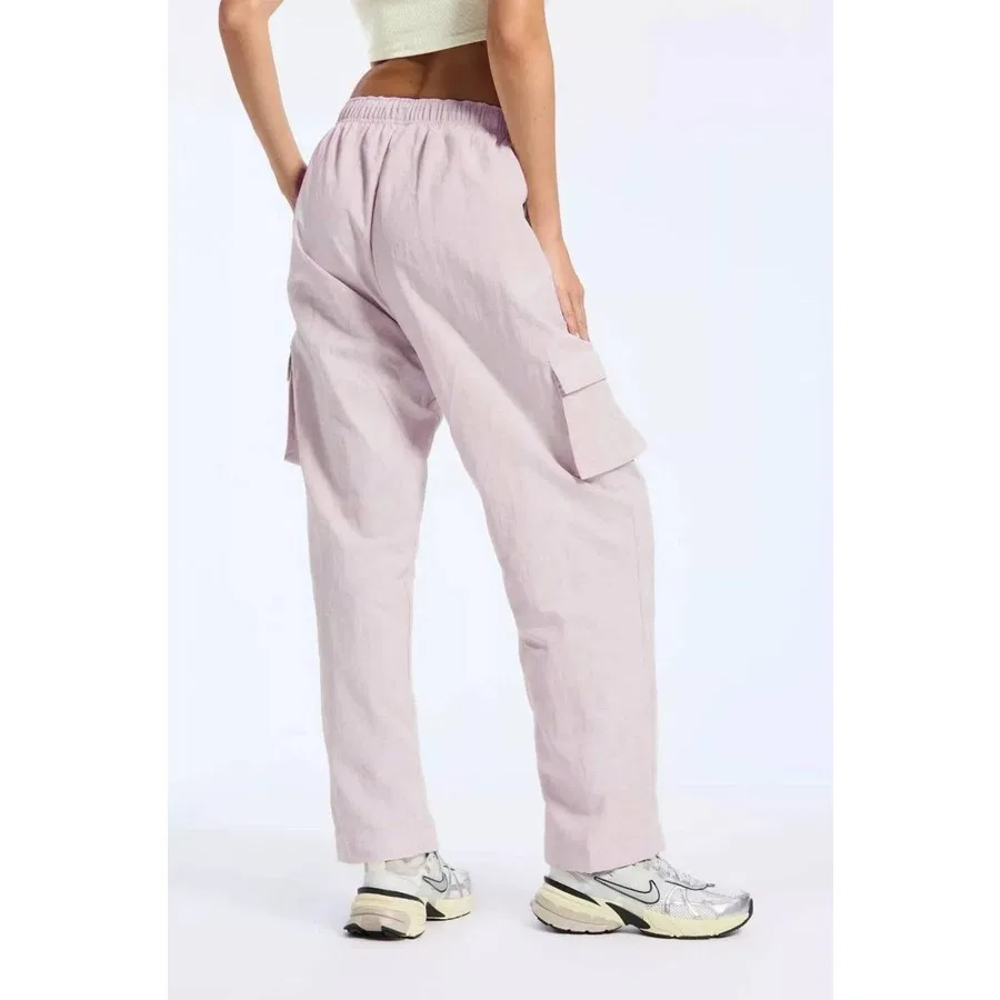 Штаны карго из парашютной ткани Nike Sportswear Essentials High Rise Woven Fabrics Cargo, Светло-лиловый — фото 2