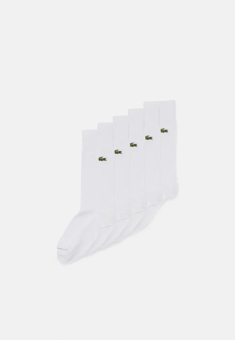 Набор из 5 носков Chaussettes Lacoste, White/White-White-White-White
