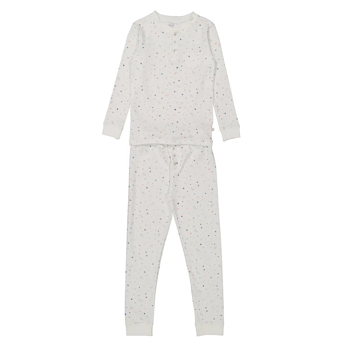 Комплект пижамы с принтом Star & Crown Print Marie Chantal, Blue Print