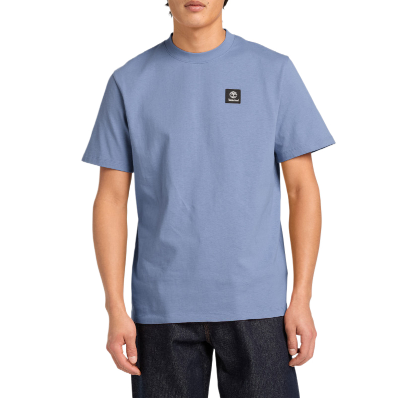 

Timberland Футболка мужская светло-голубая с круглым вырезом Moderate Straight Fit