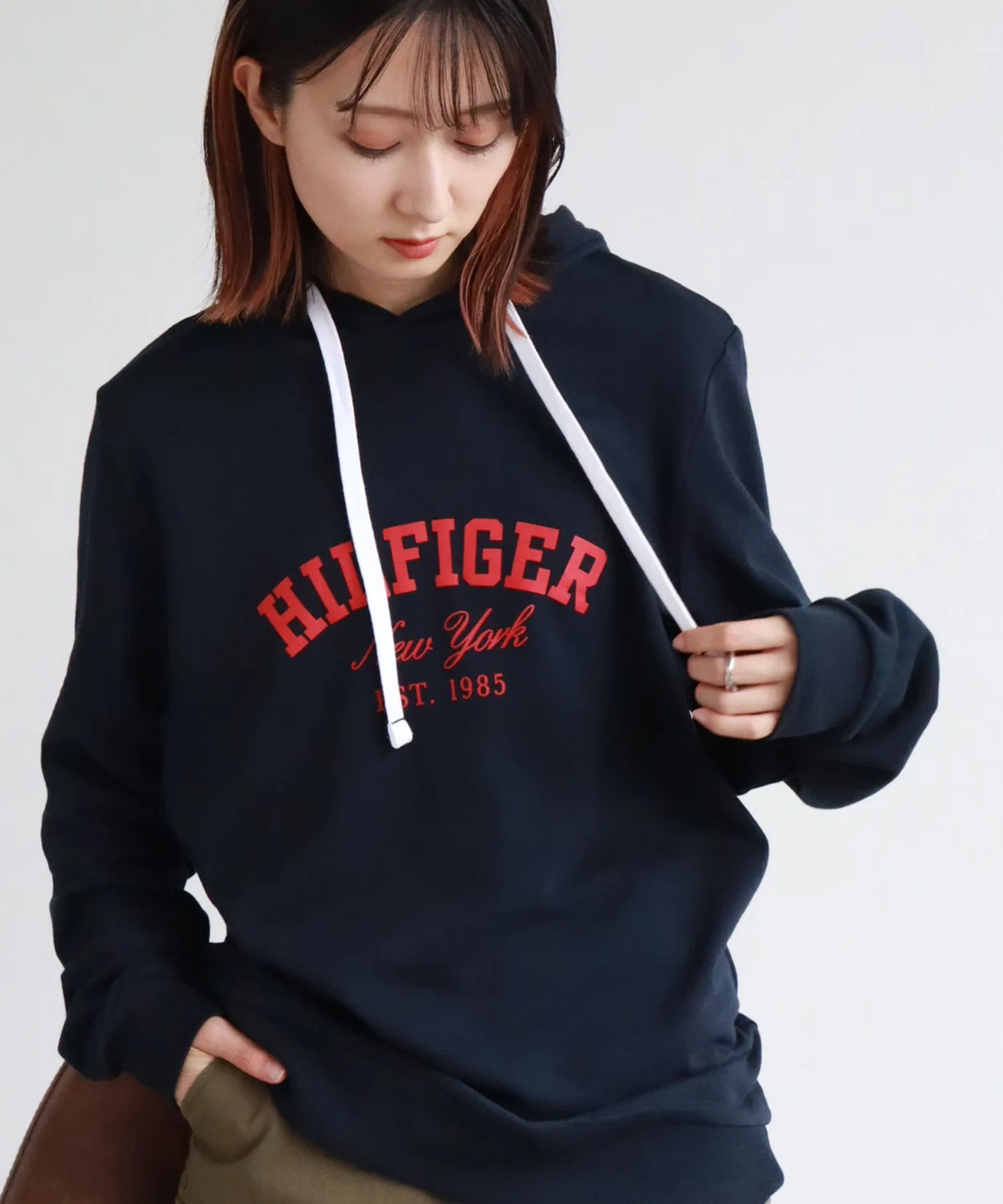 Мужское худи с принтом TOMMY HILFIGER, Navy
