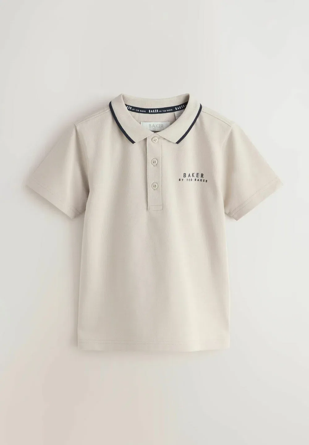 Рубашка-Поло стандартного кроя - комплект из 2 штук Baker By Ted Baker, Stone Black — фото 4