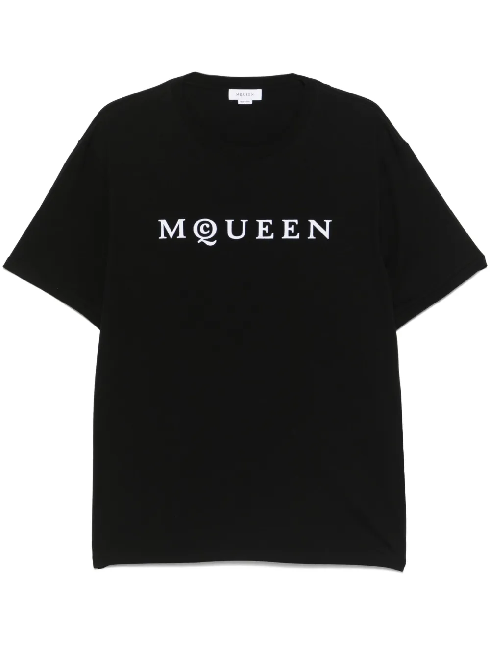 

Футболка с логотипом Alexander McQueen, черный