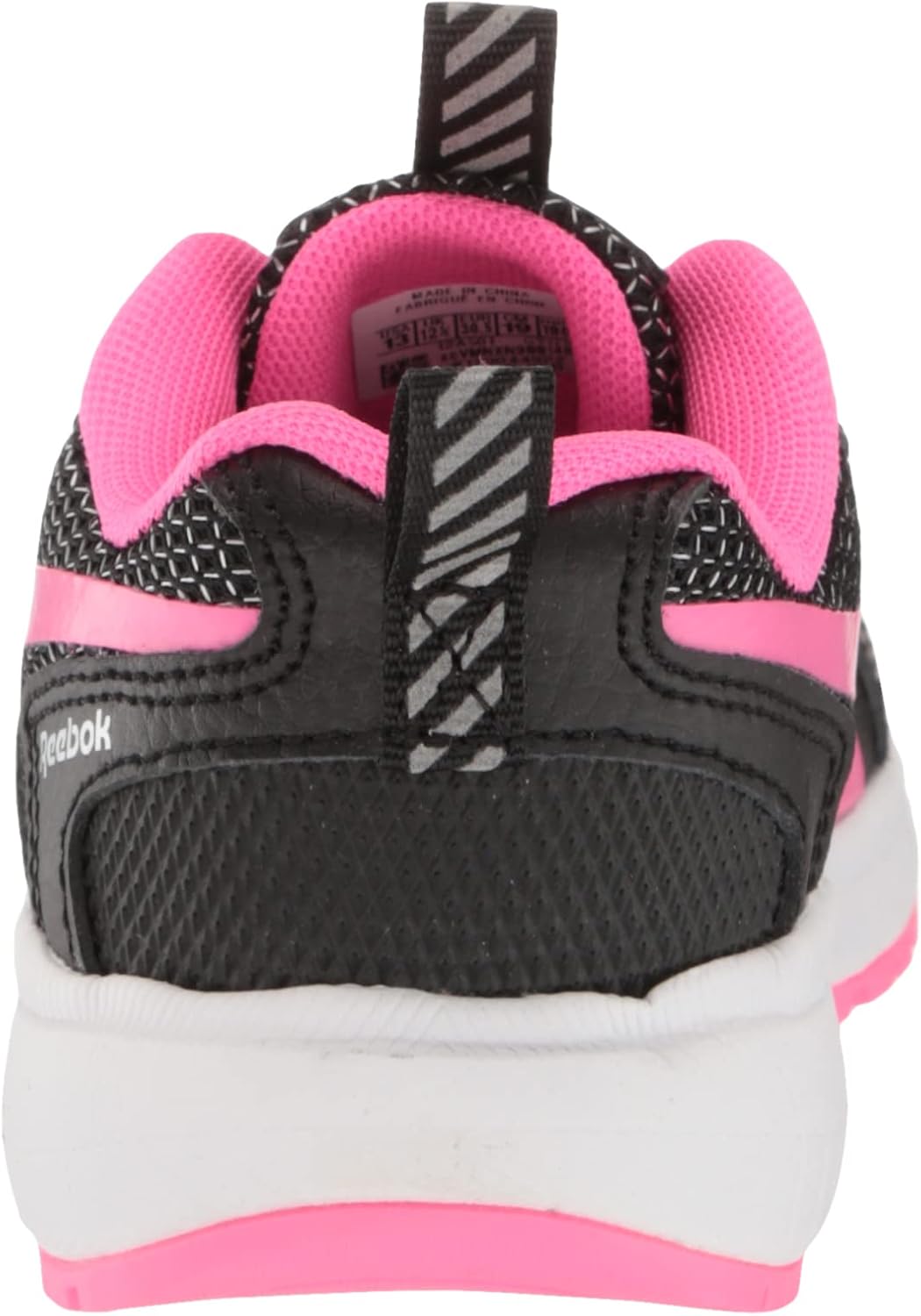 Кроссовки Reebok для детей и взрослых, прочные, модель Xt, белый/черный/розовый — фото 3