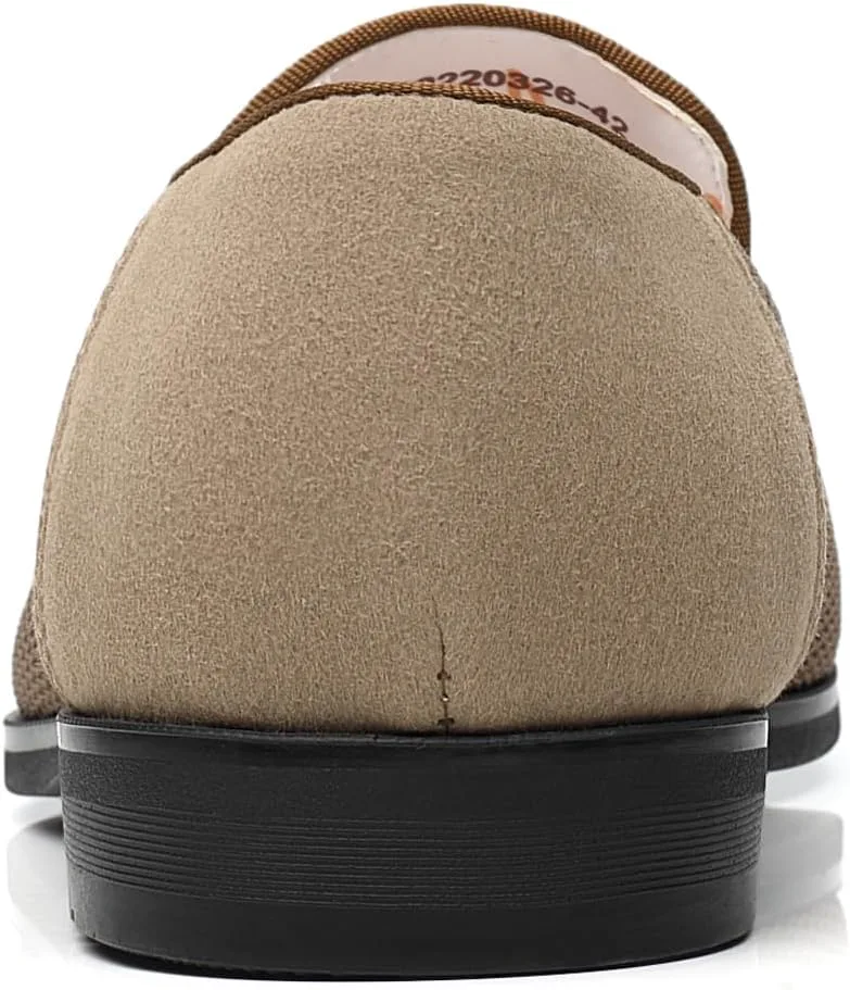 

Мужские лоферы туфли-слипоны для вождения, для вечернего костюма и смокинга FOEVTRUE, коричневый