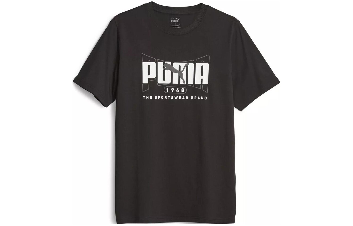 

Футболка мужская черная Puma, черный