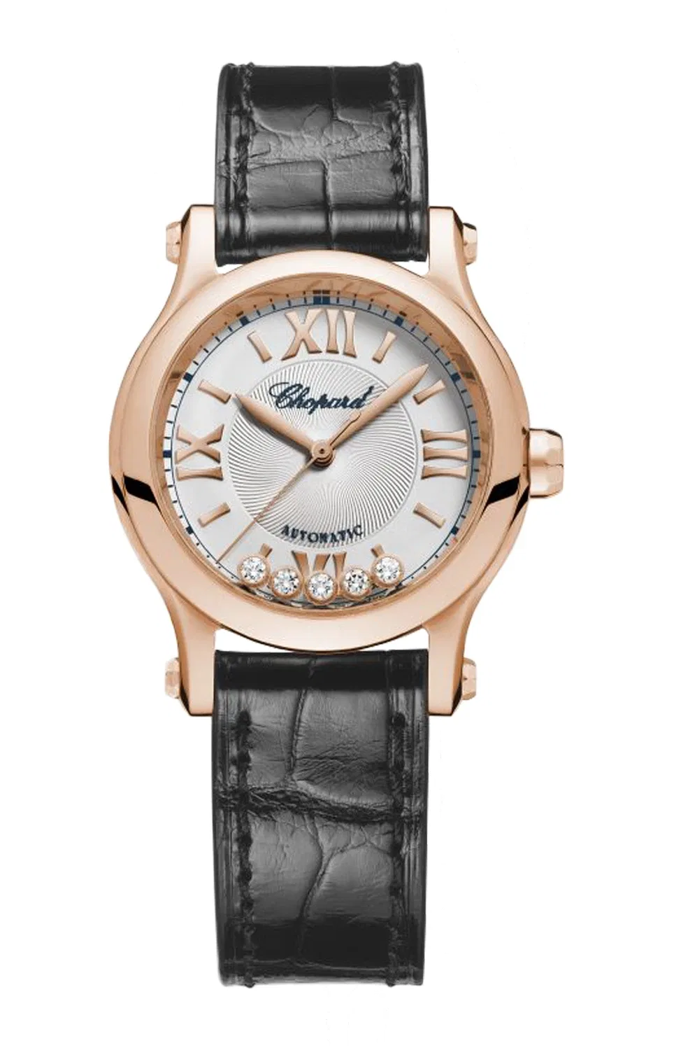 HAPPY SPORT 30 ММ, АВТОМАТИЧЕСКИЕ, РОЗОВОЕ ЗОЛОТО, БРИЛЛИАНТЫ - 274893-5011 CHOPARD, золотой