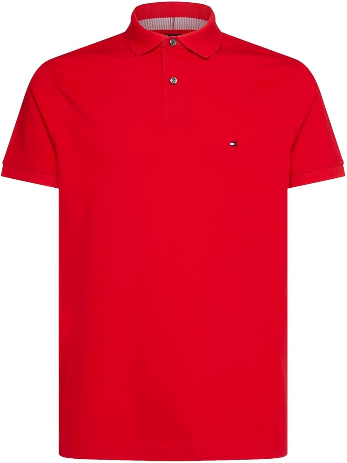 

Мужская рубашка-поло Tommy Hilfiger с коротким рукавом из хлопкового пике, классического кроя, коллекция 2024 года, Primary Red, Красный, Мужская рубашка-поло Tommy Hilfiger с коротким рукавом из хлопкового пике, классического кроя, коллекция 2024 года, P