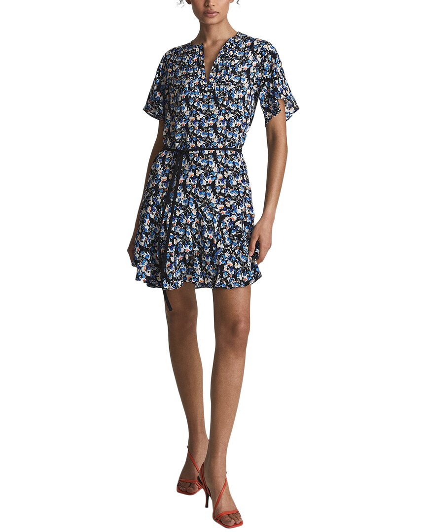 

Платье Reiss Lulu Ditsy Flippy, синий