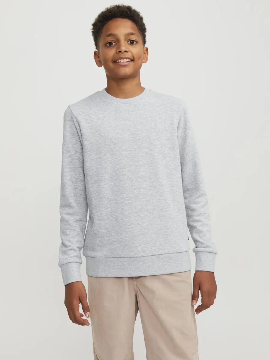 

Толстовка Jack & Jones Junior "JJEBRADLEY SWEAT CREW NOOS JNR", серый