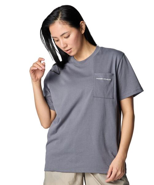 

Футболка повседневная женская, хлопковая, с принтом UNDER ARMOUR, серо-белая, Белый, Футболка повседневная женская, хлопковая, с принтом UNDER ARMOUR, серо-белая