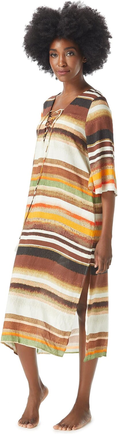 

Купальник Vince Camuto Seychelles Midi Caftan Cover-Up, цвет Bone