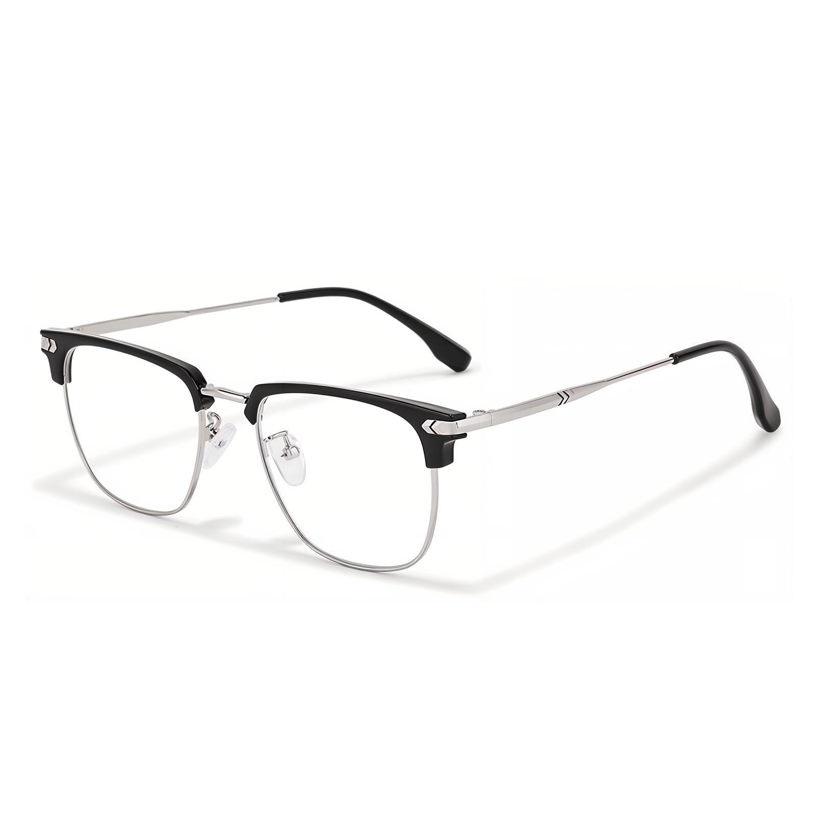 

Sagawa Квадратные очки унисекс, Black Silver