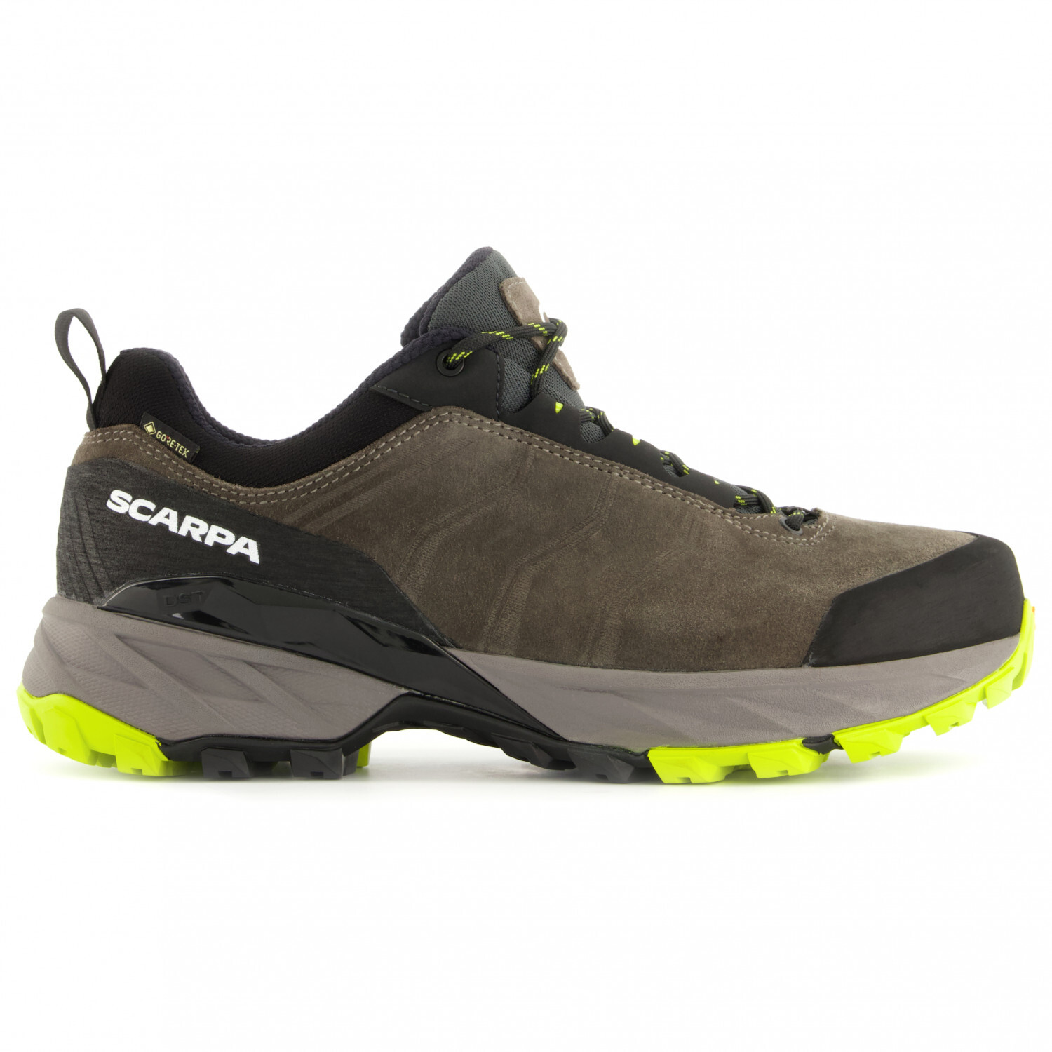 

Ботинки для прогулки Scarpa Rush Trail GTX, цвет Titanium/Lime