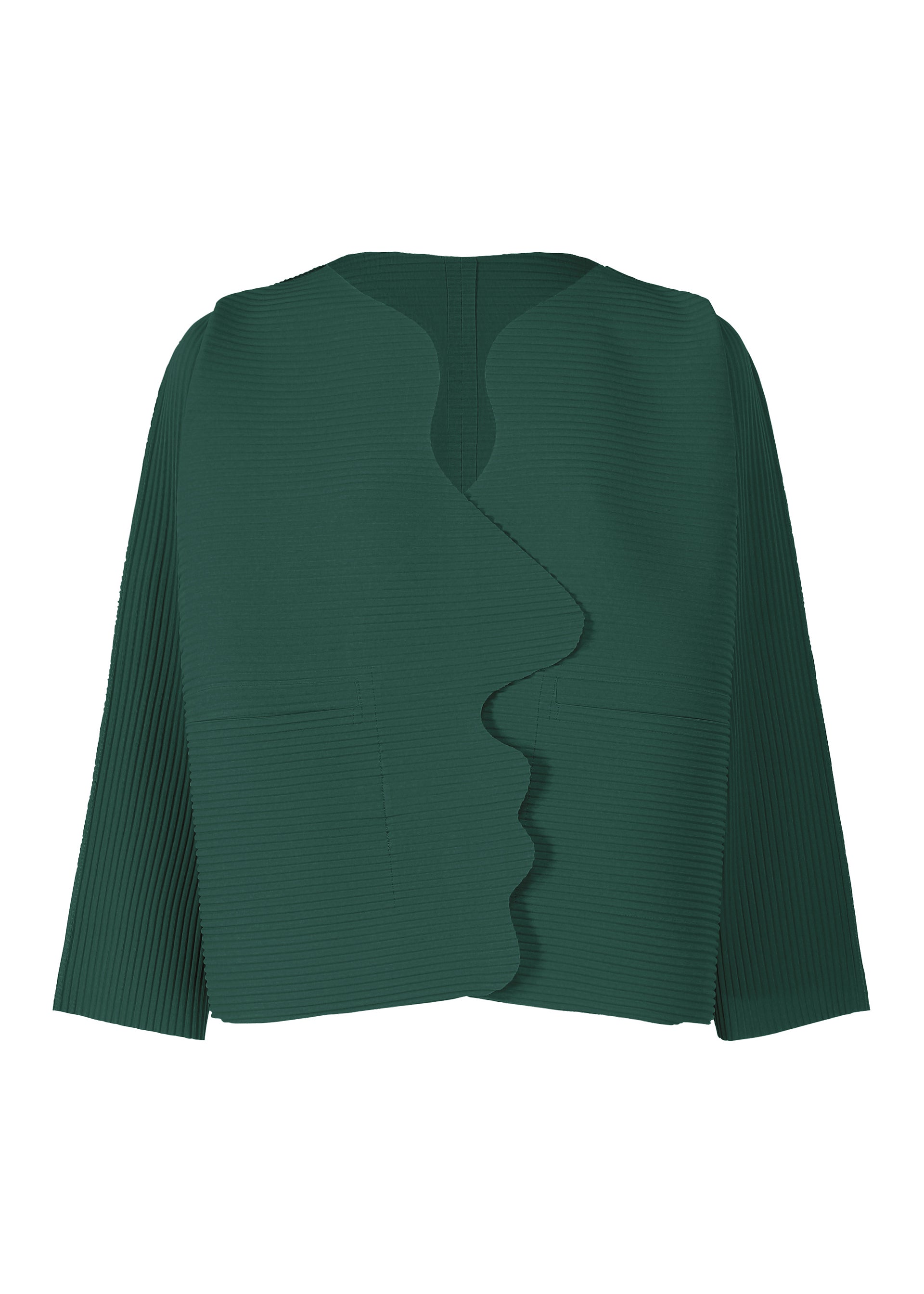 

Кардиган silhouette pleats Me Issey Miyake, зеленый